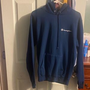 Champion Men's Navy Hoodie